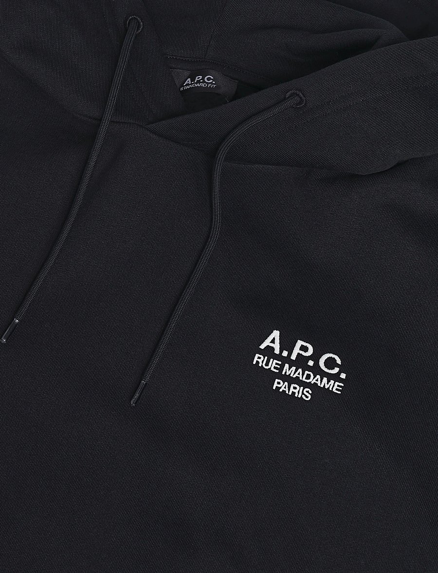 A.P.C. - hoodie standard rue madame GOTS - hoodies - noir/blanc - 2