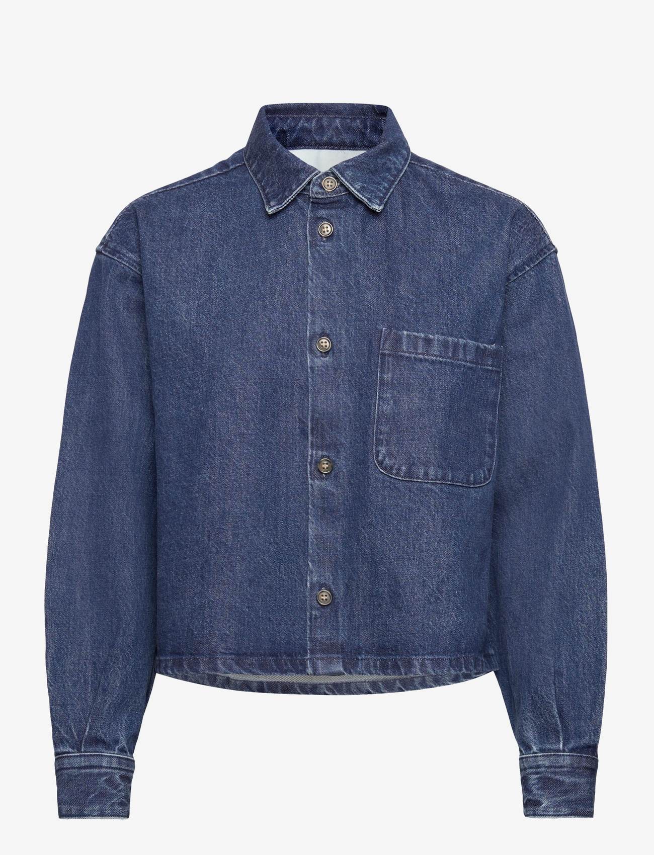 A.P.C. - Overshirt Samantha brodee - frühlingsjacken - indigo delave - 0