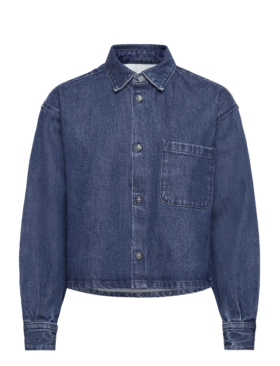 A.P.C. - Overshirt Samantha brodee - džinsiniai marškiniai - indigo delave - 0