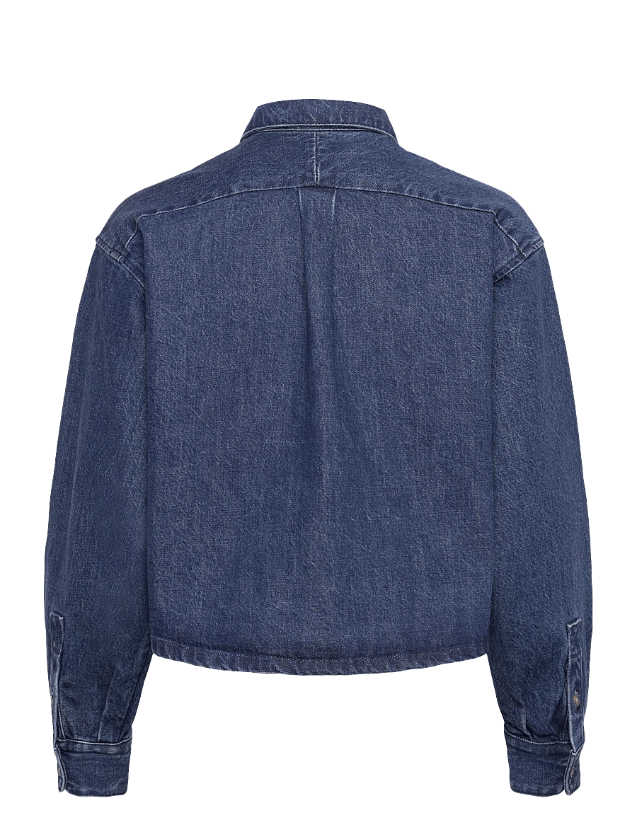 A.P.C. - Overshirt Samantha brodee - džinsiniai marškiniai - indigo delave - 1