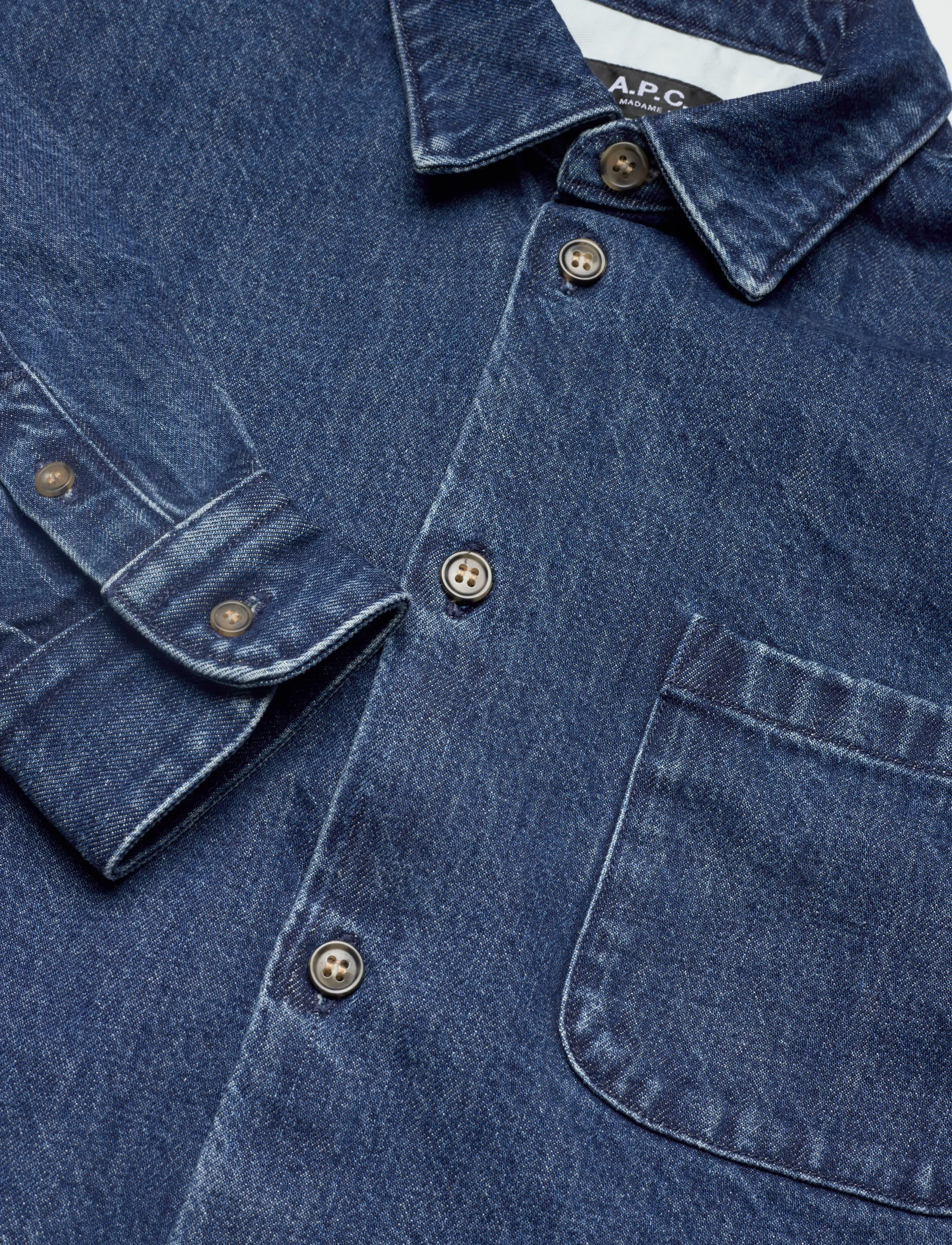 A.P.C. - Overshirt Samantha brodee - denimskjorter - indigo delave - 2