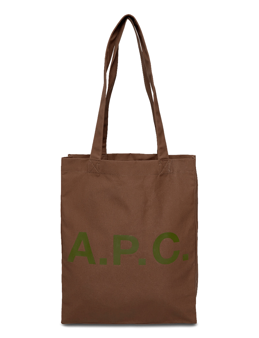 A.P.C. - tote lou - tote bags - khaki - 0