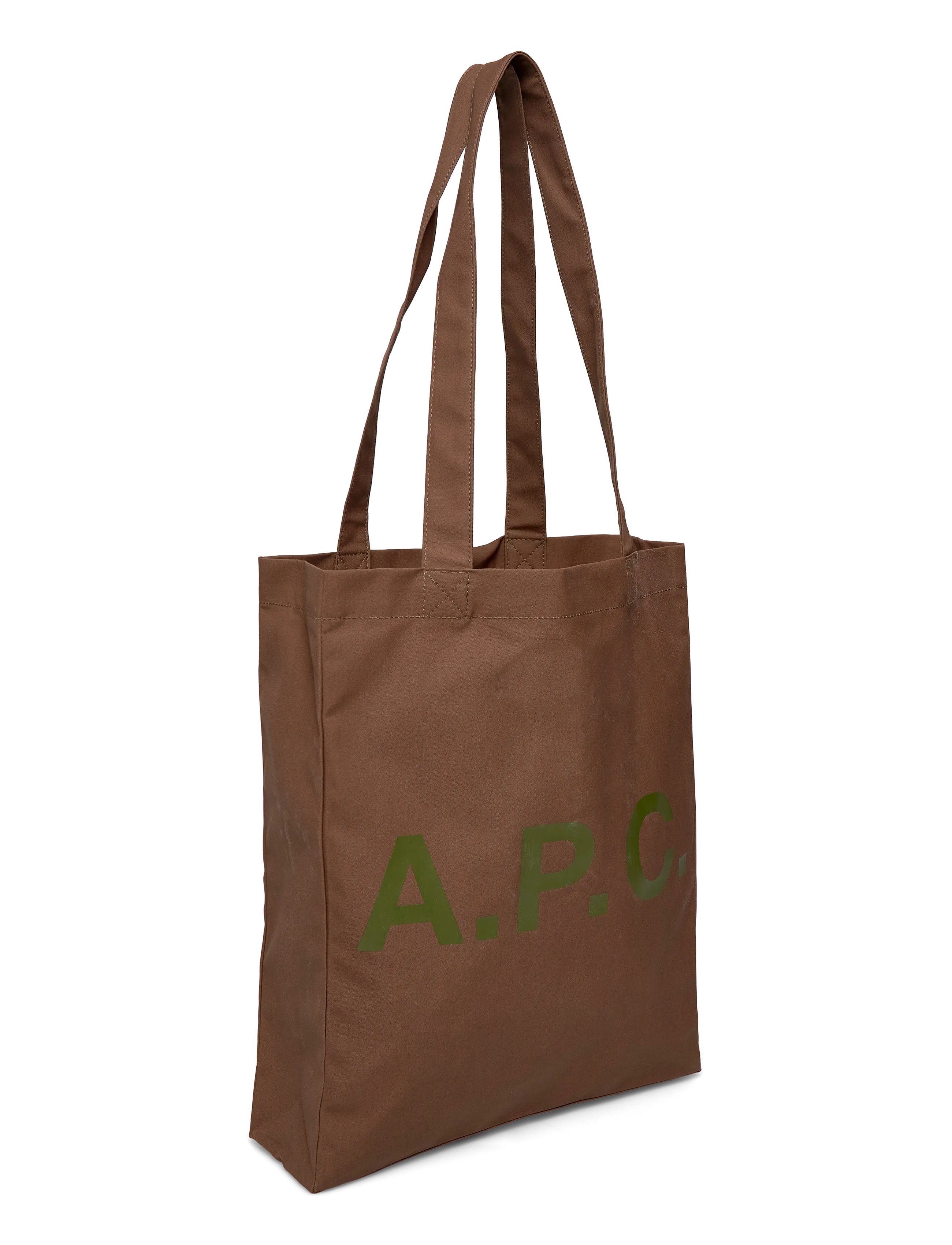 A.P.C. - tote lou - tote bags - khaki - 2
