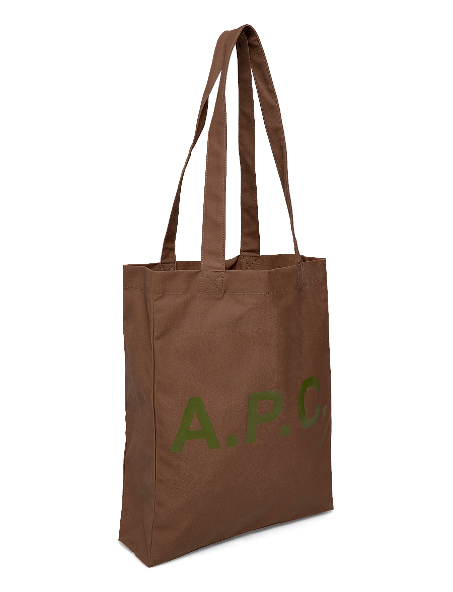 A.P.C. - tote lou - tote bags - khaki - 2