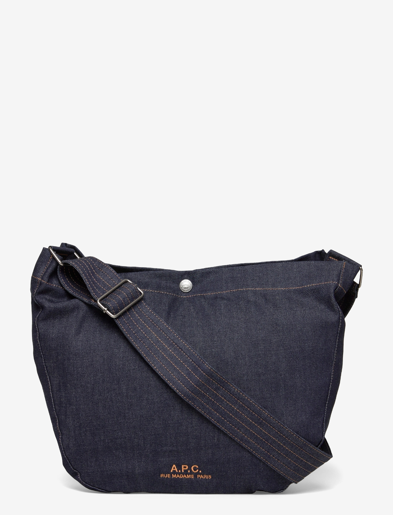 A.P.C. - besace journal - top handle tasker - indigo - 0