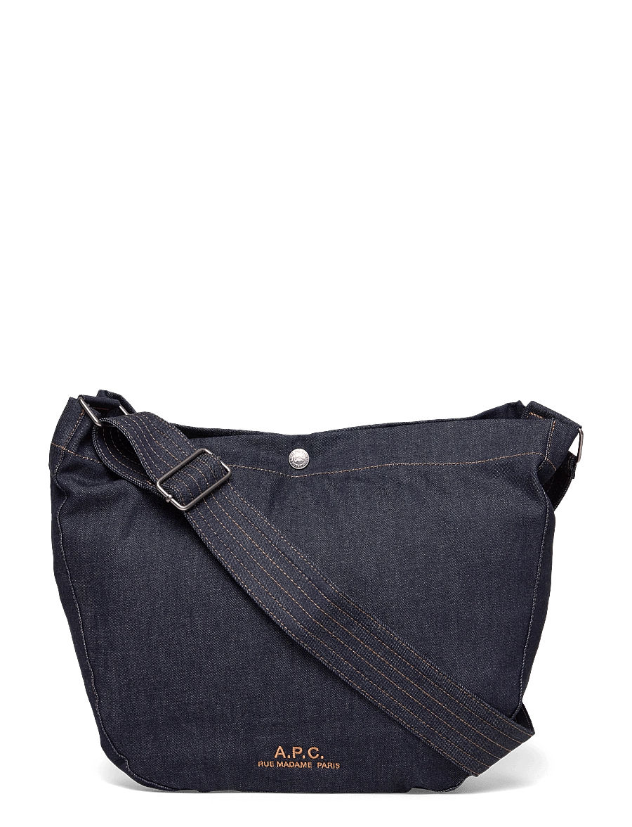 A.P.C. - besace journal - henkeltaschen - indigo - 0