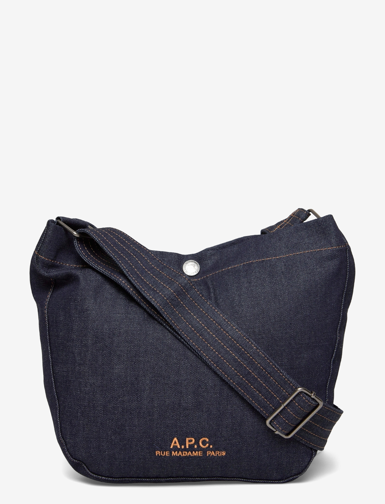 A.P.C. - besace journal small - top handle tasker - indigo - 0