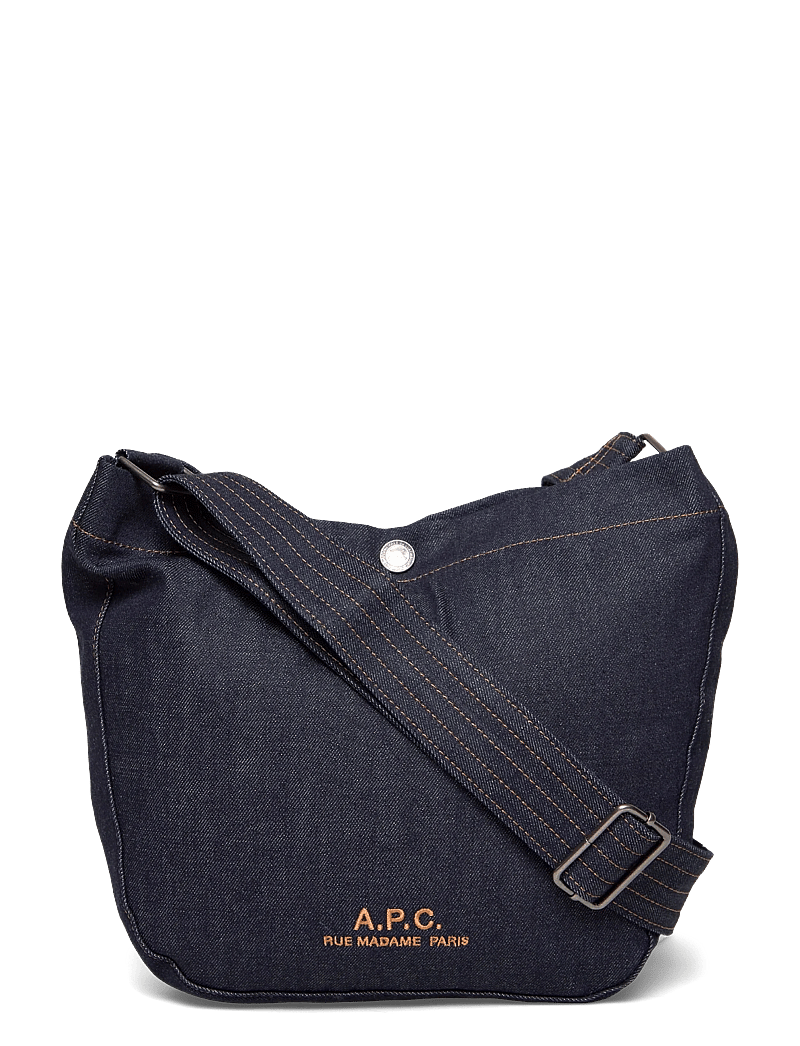 A.P.C. - besace journal small - henkeltaschen - indigo - 0