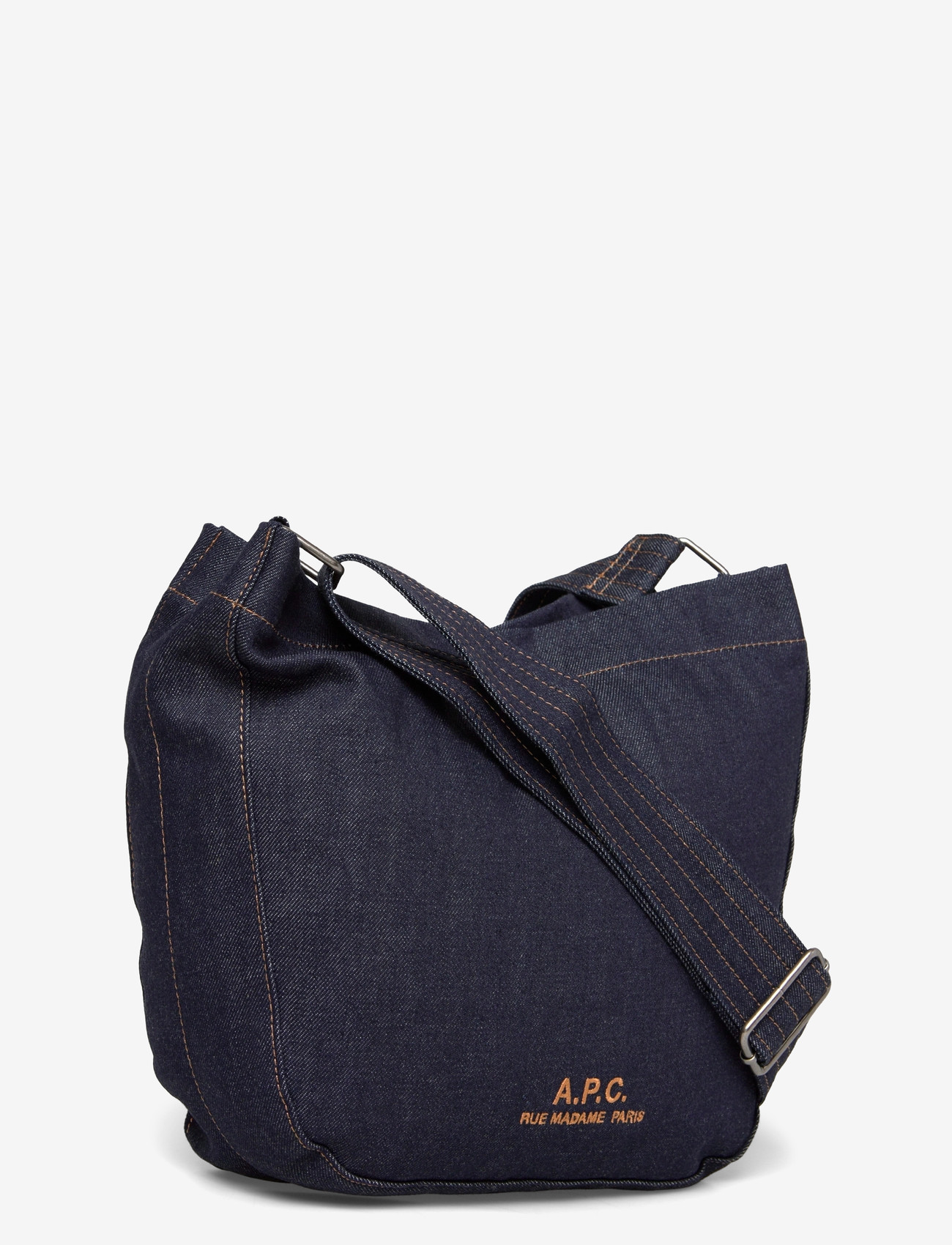 A.P.C. - besace journal small - top handle tasker - indigo - 2