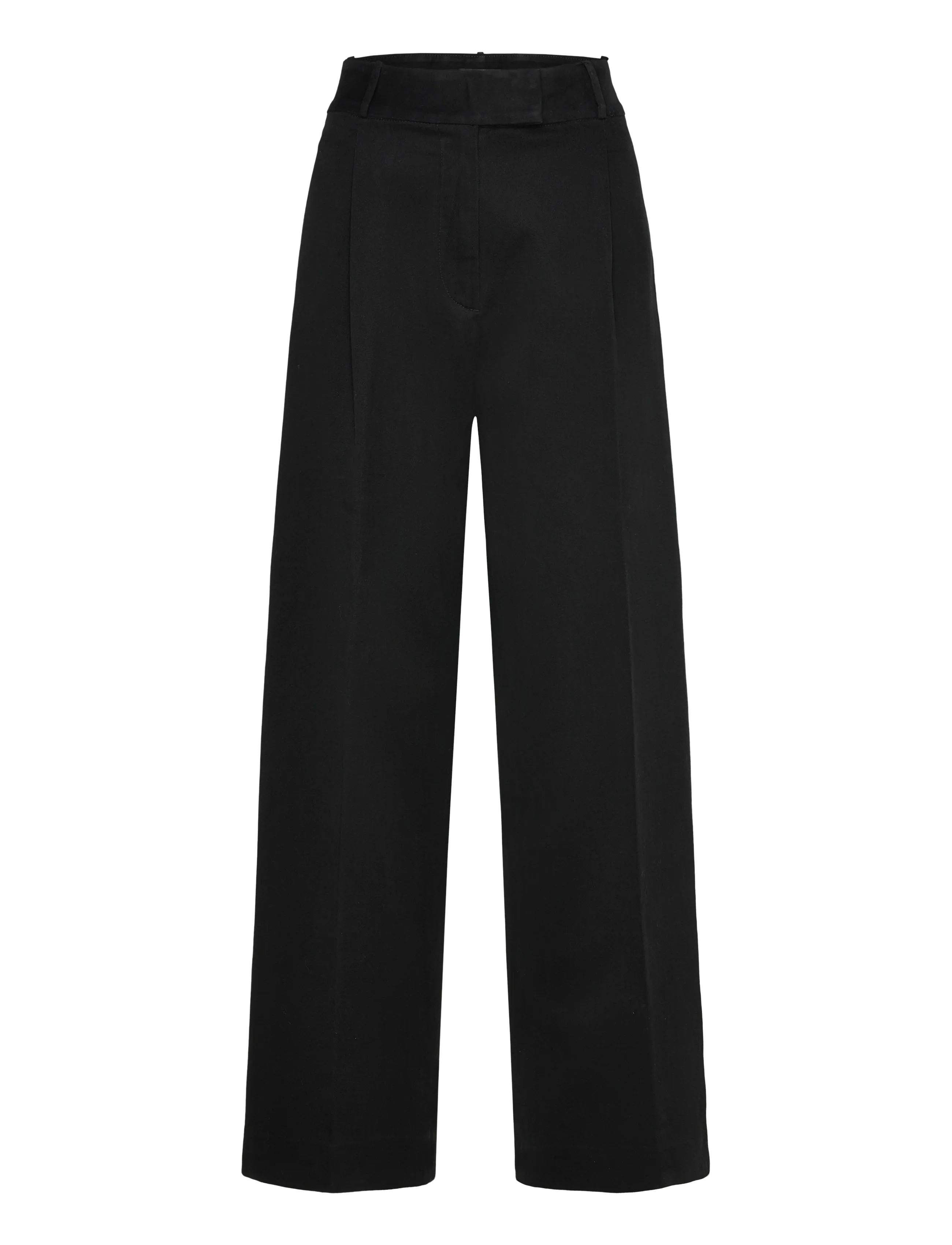 A.P.C. Veronica Trousers - Plačios kelnės - NOIR / black