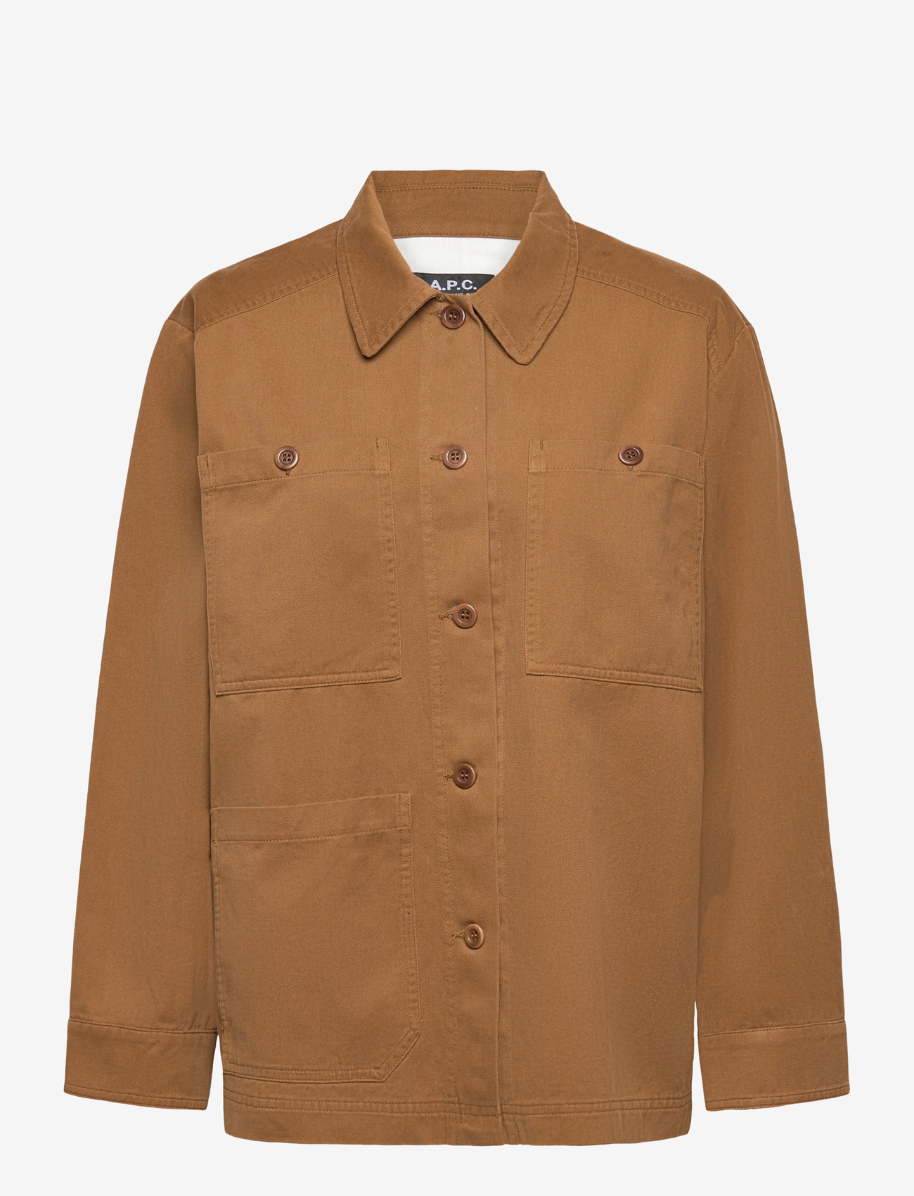 A.P.C. - Siana Vest - denim shirts - camel - 0