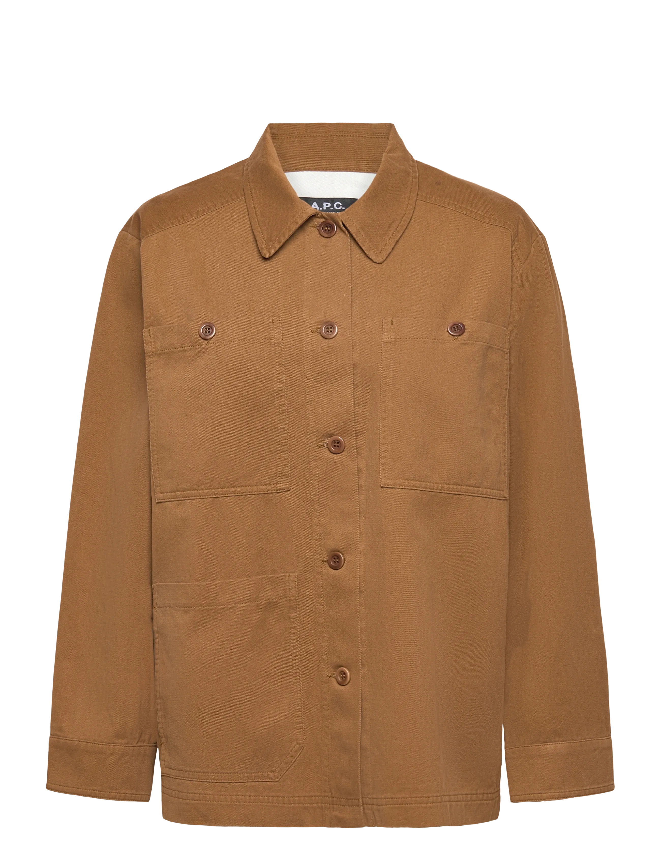A.P.C. Siana Vest - Hemden - CAMEL / brown