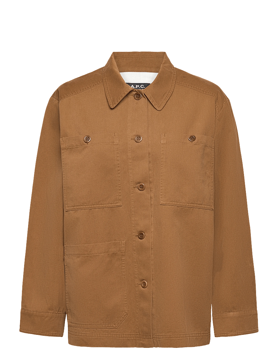 A.P.C. - Siana Vest - jeanshemden - camel - 0