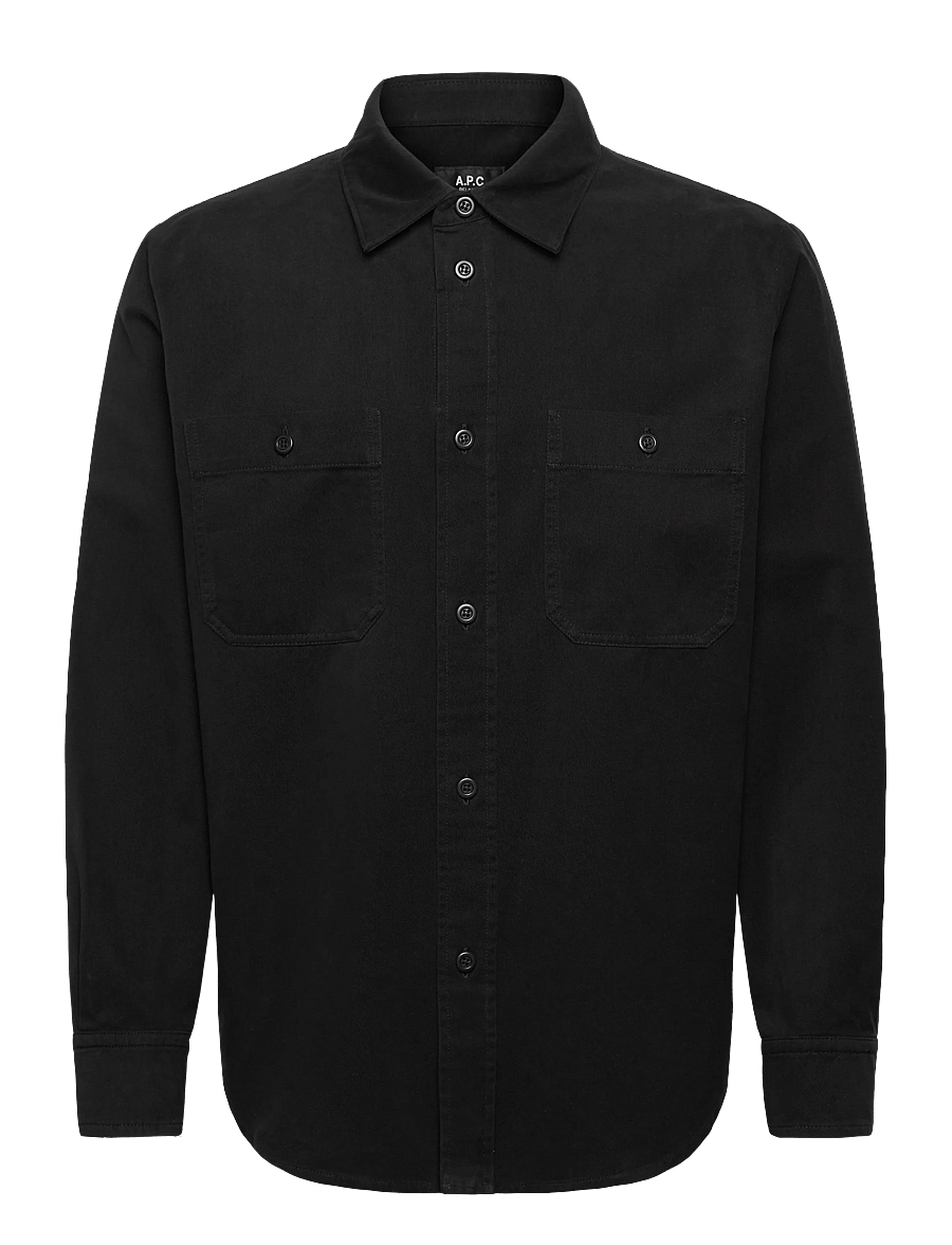 A.P.C. - Overshirt Antoine - casual hemden - noir - 0