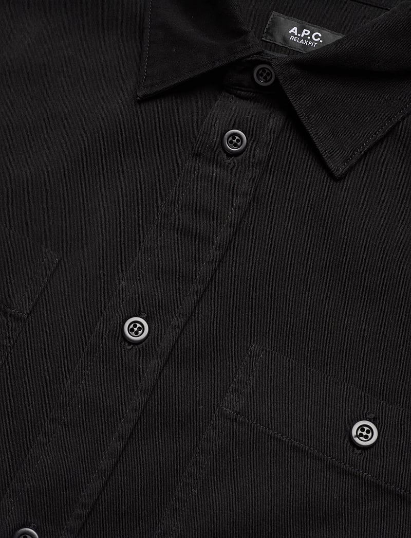 A.P.C. - Overshirt Antoine - basic-hemden - noir - 2