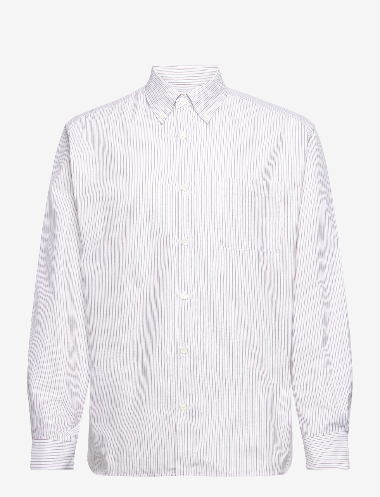 A.P.C. - Shirt Mateo - basic-hemden - bordeaux - 0