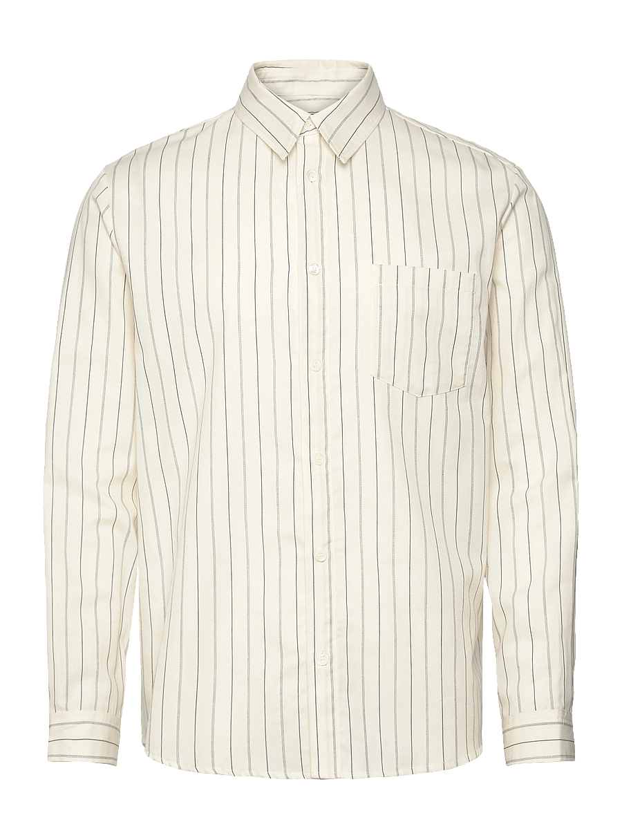 A.P.C. - Shirt Clement - gestreifte hemden - ecru - 0