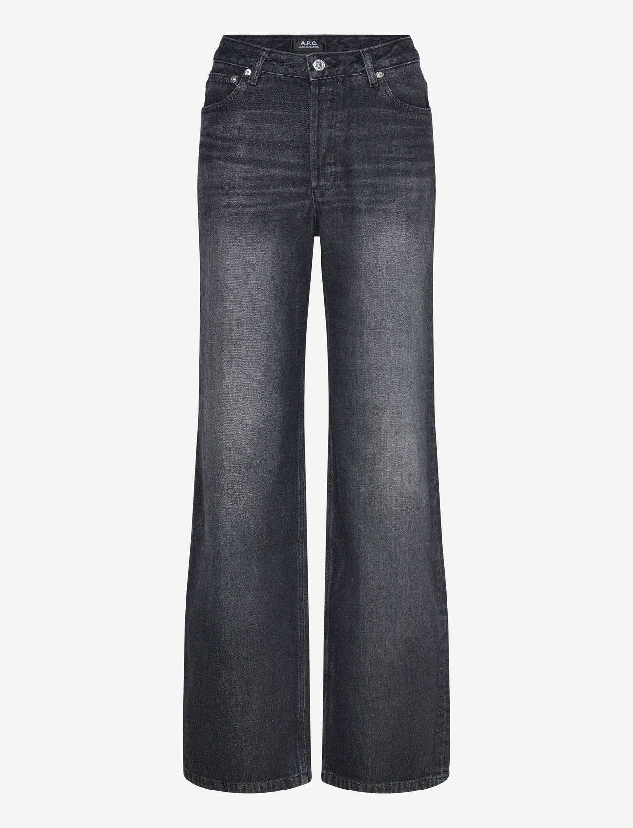 A.P.C. - Elisabeth Jeans - wide leg jeans - faux noir - 0
