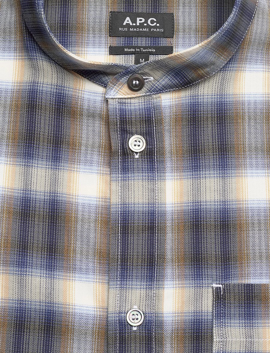 A.P.C. - Shirt Thomas - karierte hemden - bleu - 2