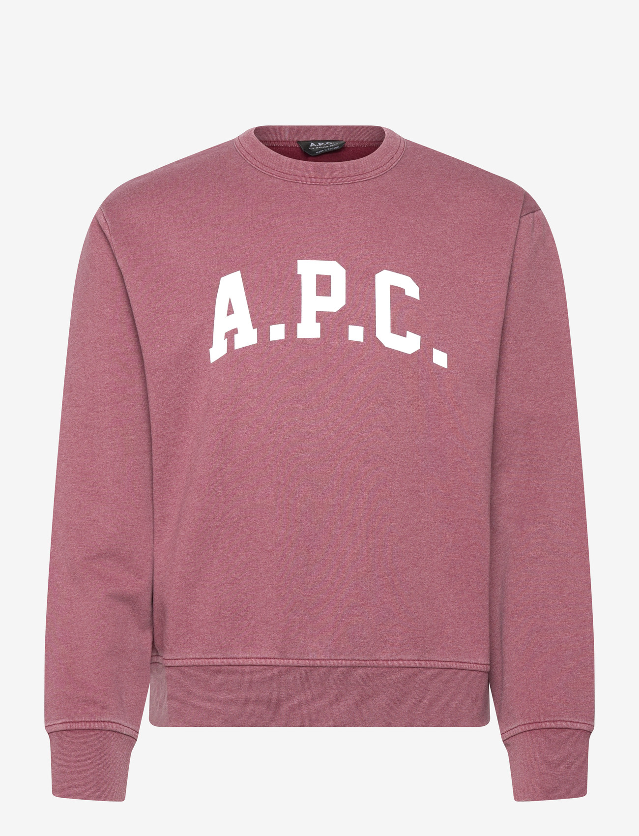 A.P.C. - Sweatshirt Harris - dressipluusid - rouge fonce/blanc - 0