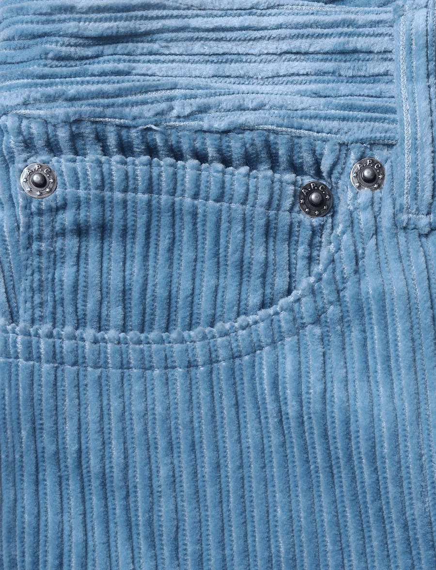 A.P.C. - Elisabeth - cordhosen - blue - 2