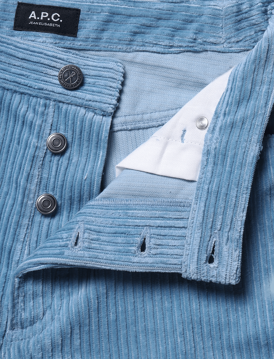 A.P.C. - Elisabeth - cordhosen - blue - 3
