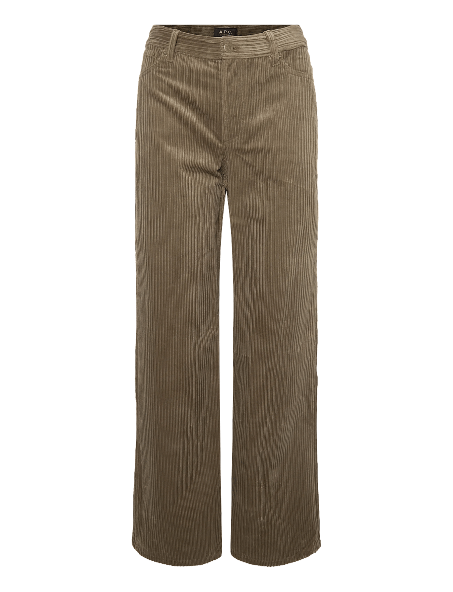 A.P.C. - Elisabeth - velvetpüksid - taupe - 0