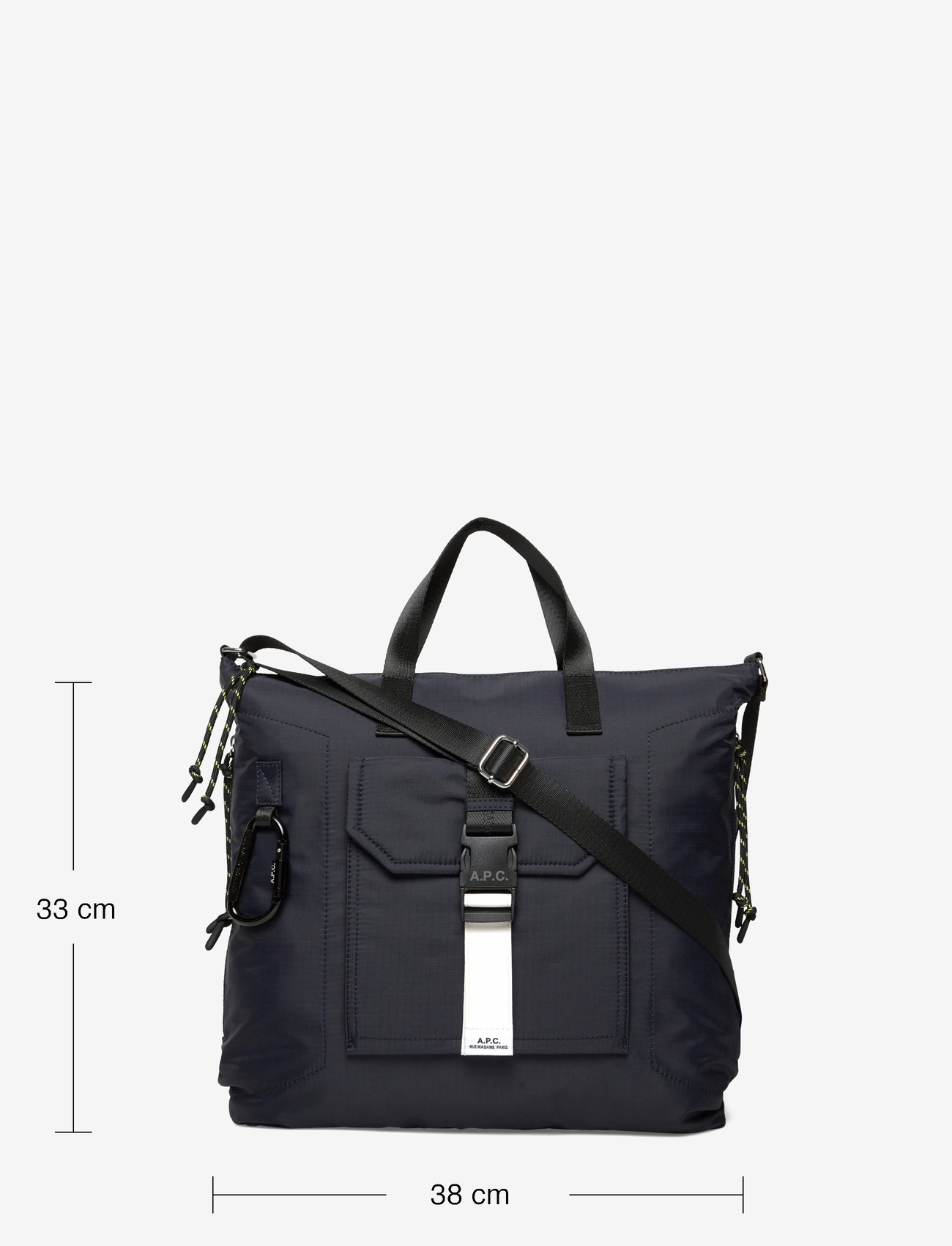 A.P.C. - tote trek - tote-stiilis kotid - dark navy - 3