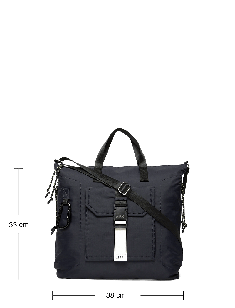 A.P.C. - tote trek - tote-stiilis kotid - dark navy - 3
