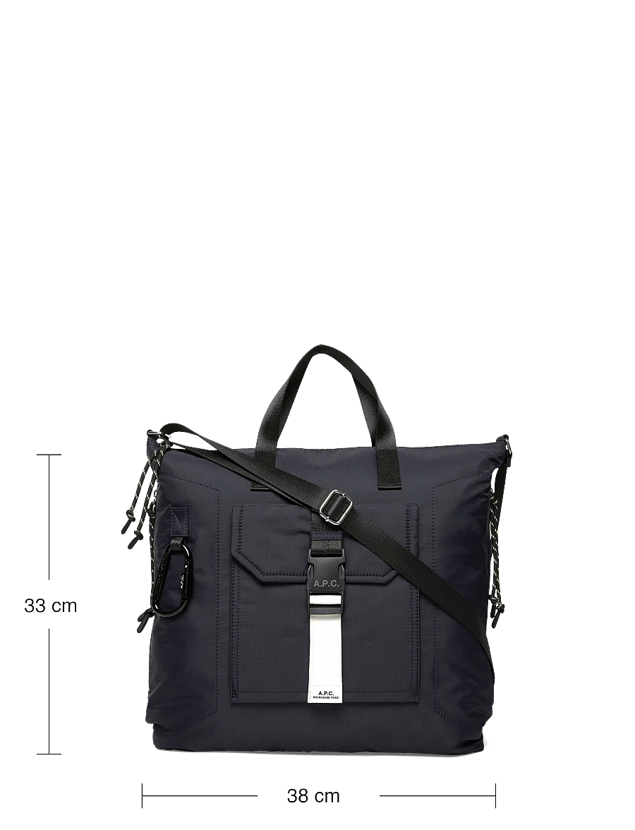 A.P.C. - tote trek - tote bags - dark navy - 3