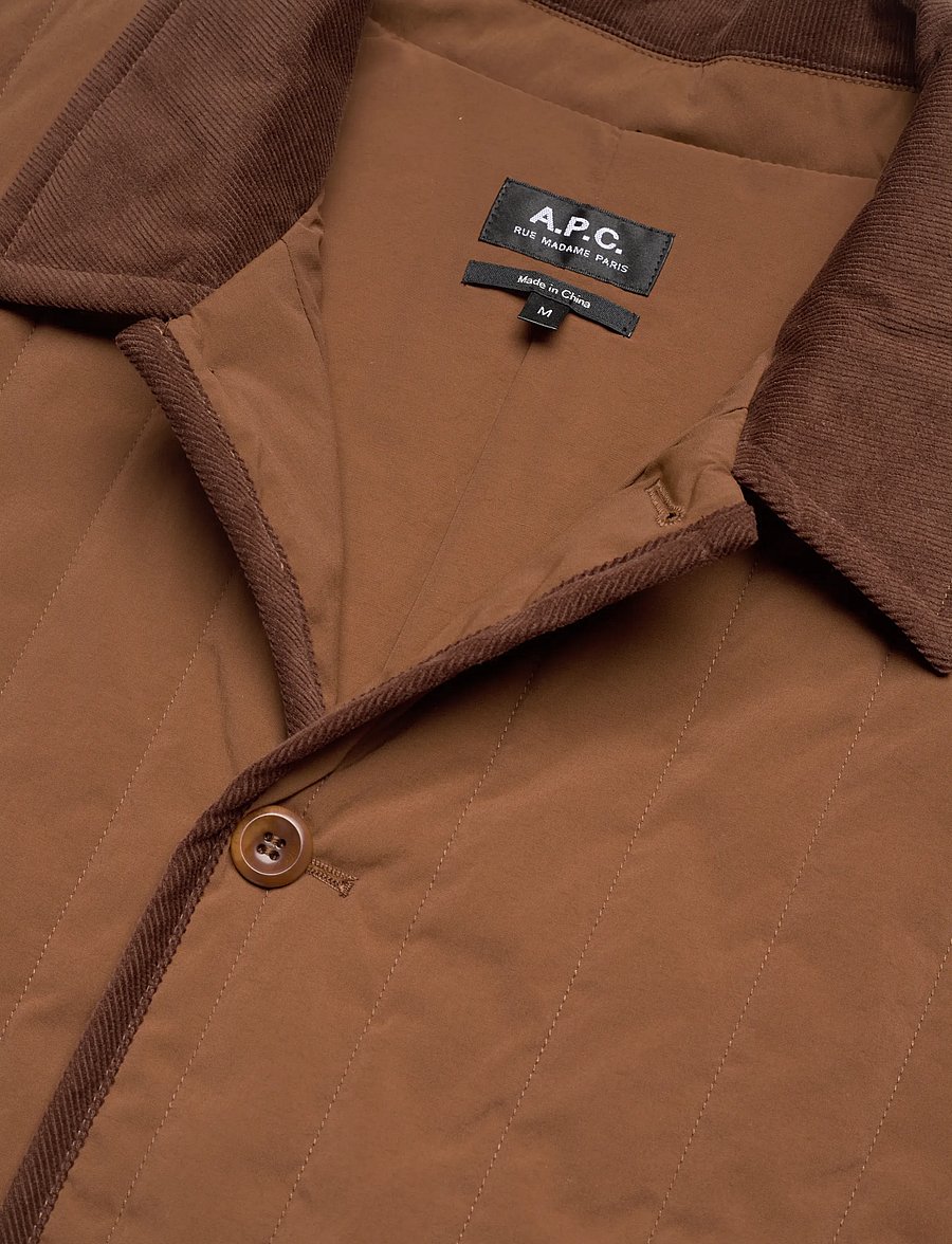A.P.C. - Leone Vest - sügisjoped - marron - 2