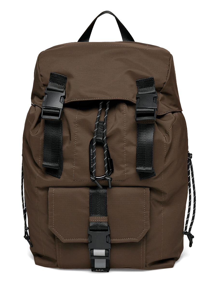 A.P.C. - sac à dos trek 2.0 - shop by occasion - dark khaki - 0