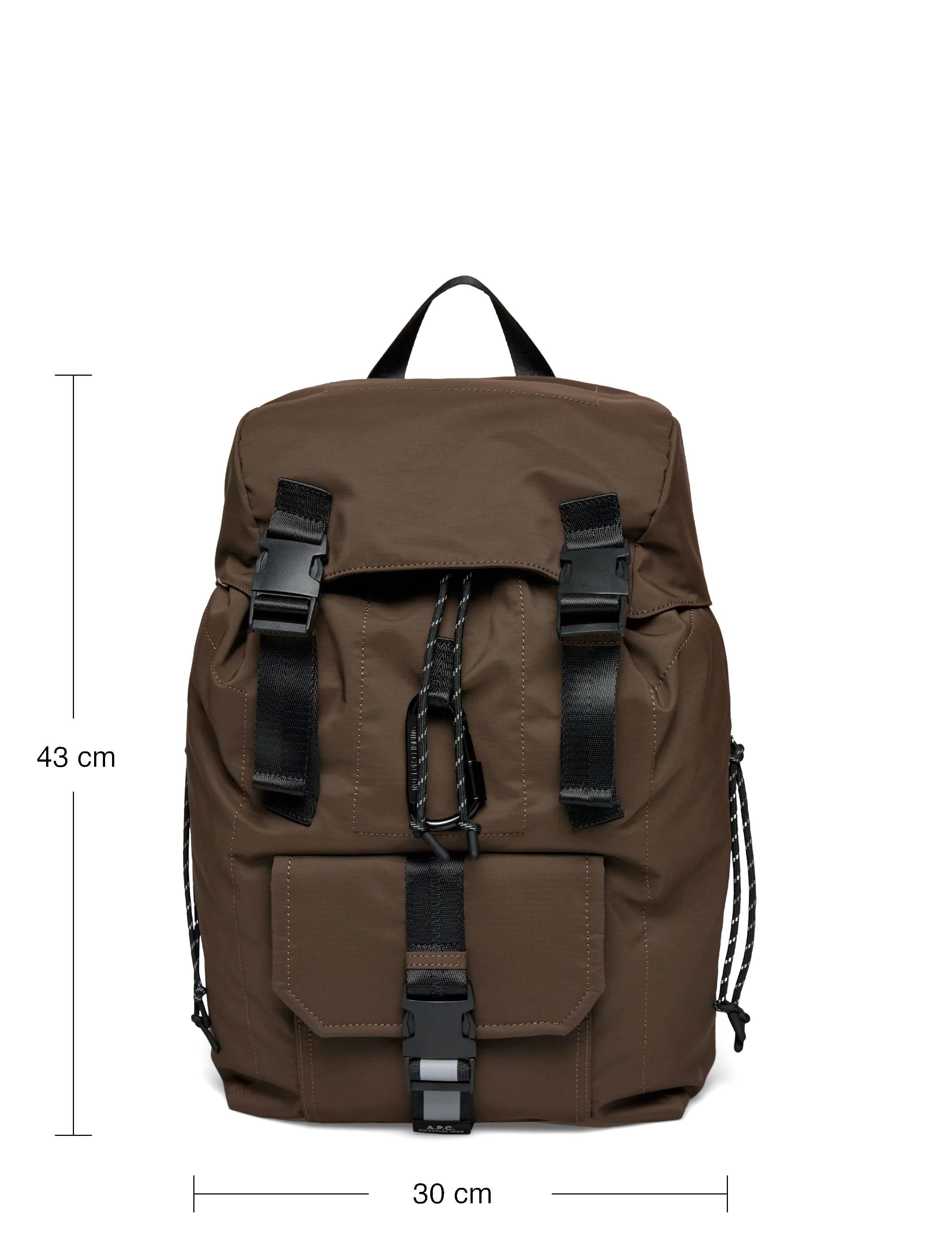 A.P.C. - sac à dos trek 2.0 - shop by occasion - dark khaki - 3