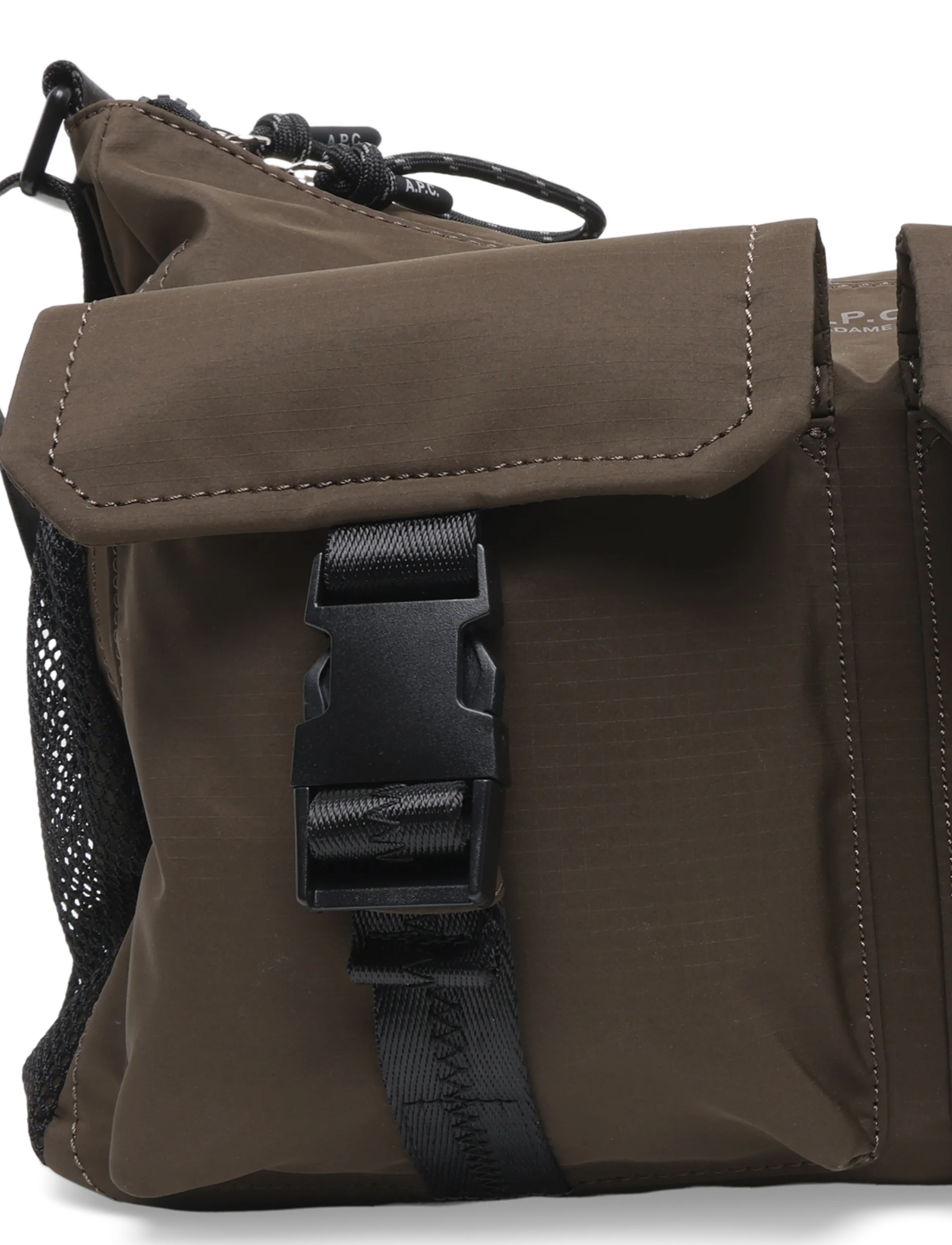A.P.C. - sac trek - skuldertasker - dark khaki - 3