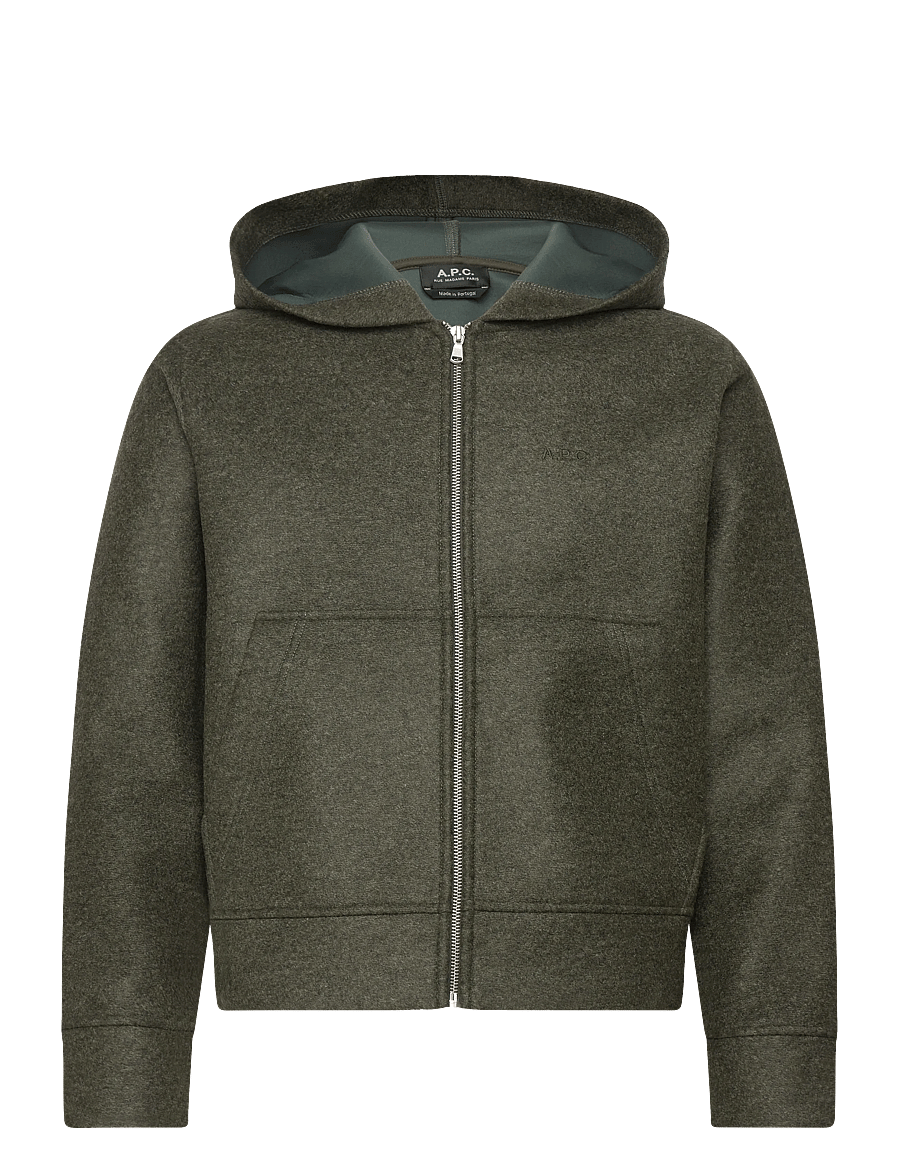 A.P.C. - Sweatshirt Alvin - sügisjoped - vert fonce - 0