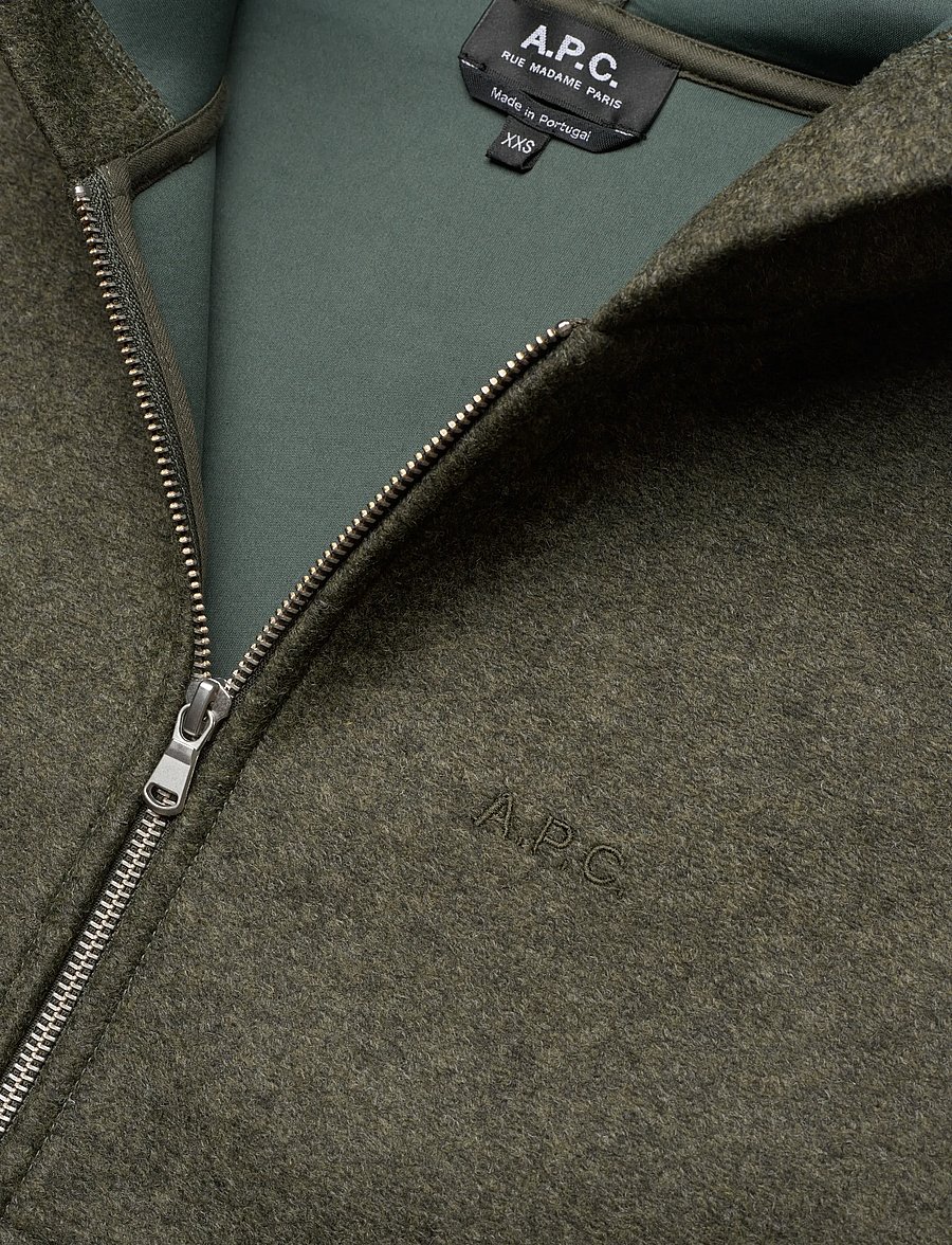 A.P.C. - Sweatshirt Alvin - sügisjoped - vert fonce - 2