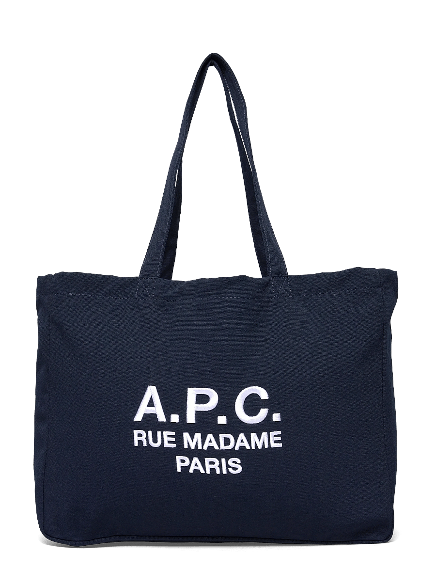 A.P.C. - shopping diane rue madame - tote bags - dark navy - 0