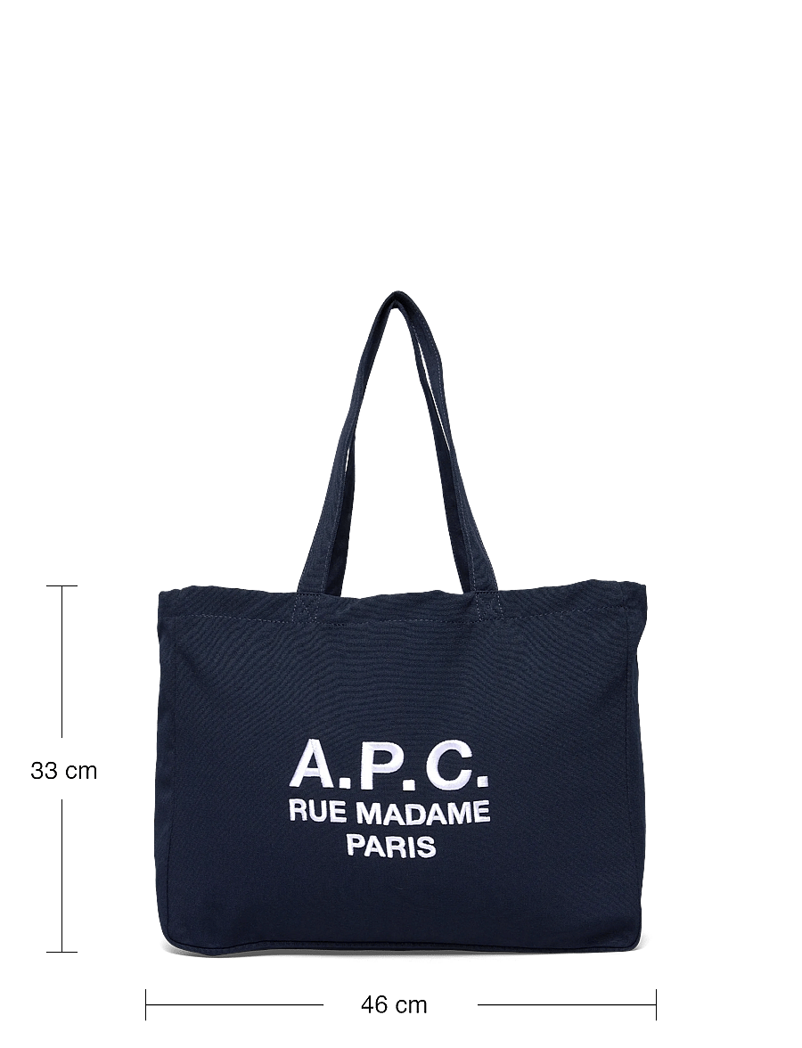 A.P.C. - shopping diane rue madame - tote bags - dark navy - 3