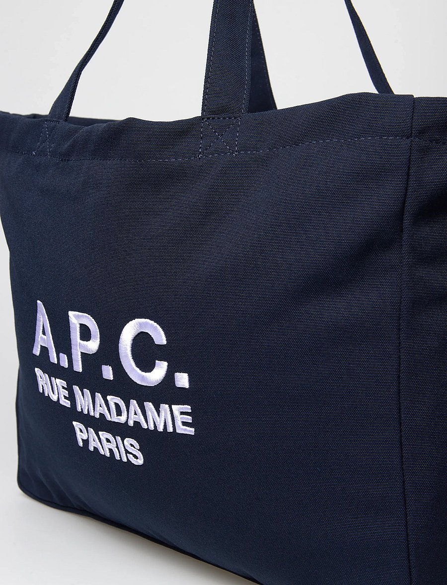 A.P.C. - shopping diane rue madame - tote bags - dark navy - 4