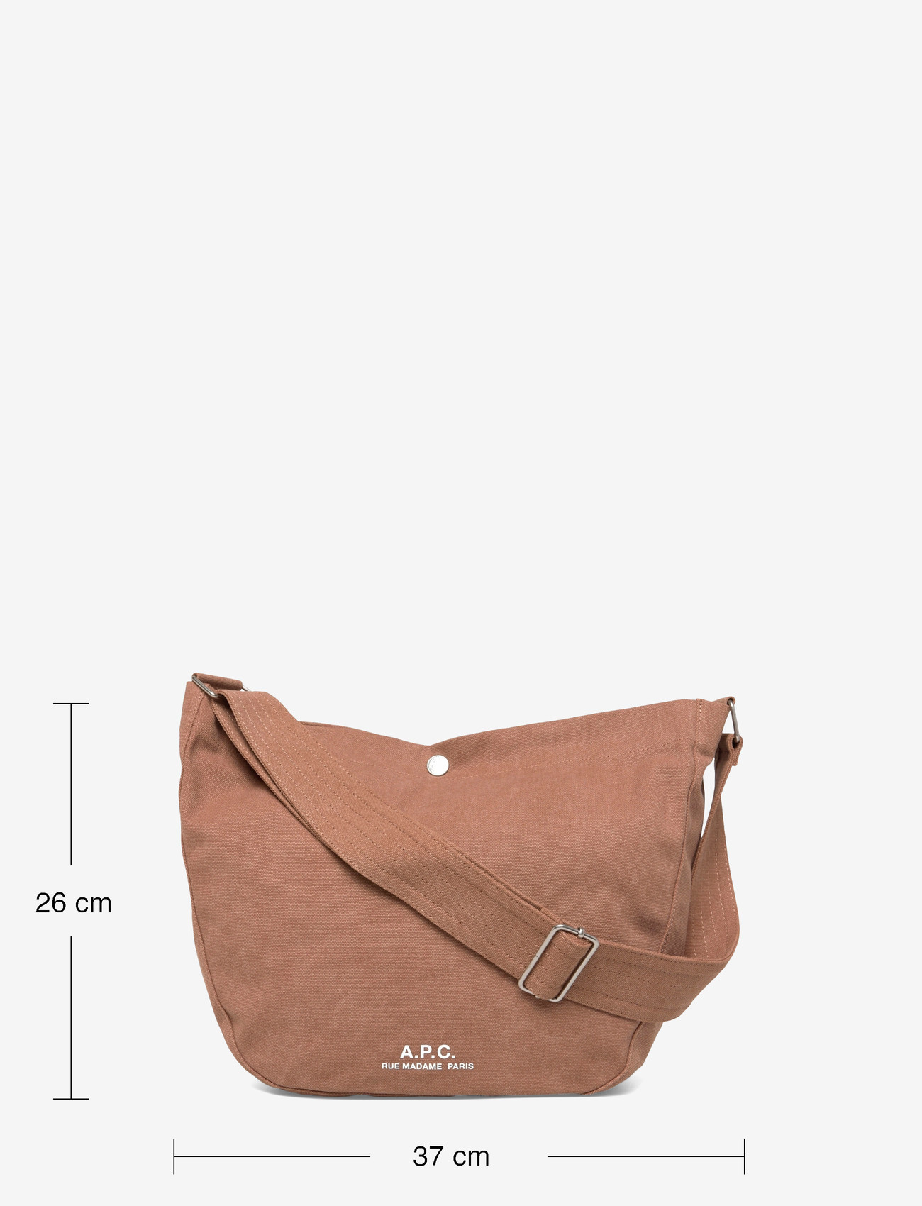 A.P.C. - besace journal - erilised sündmused - marron glace - 3