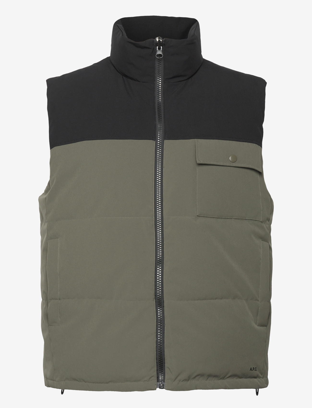 A.P.C. - Down Jacket Ted - vestid - kaki militaire/noir - 0