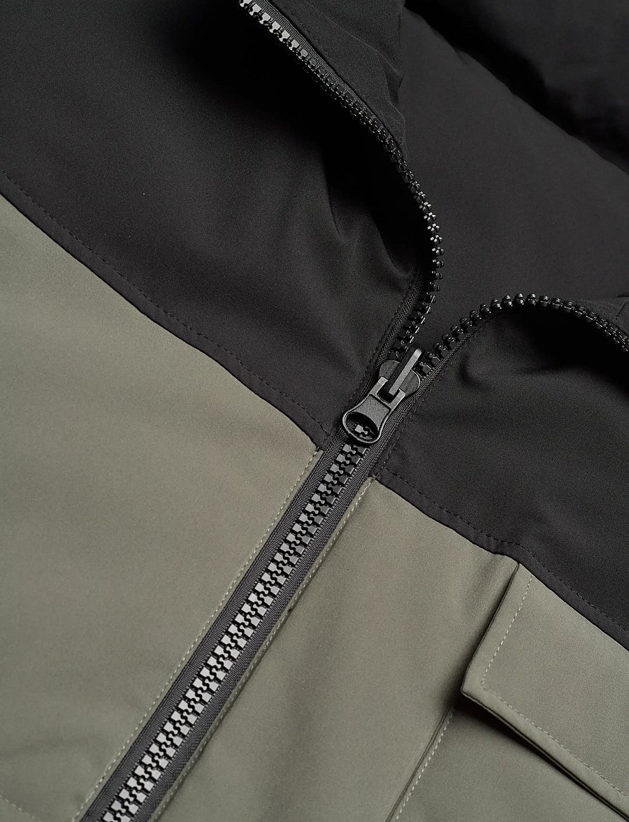 A.P.C. - Down Jacket Ted - westen - kaki militaire/noir - 2