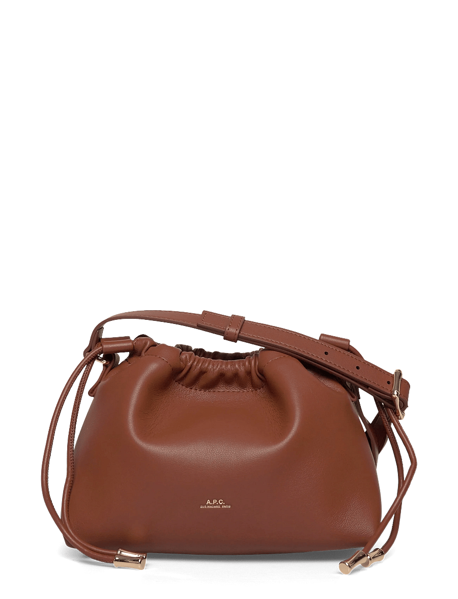 A.P.C. - SAC NINON MINI - umhängetaschen - noisette - 0