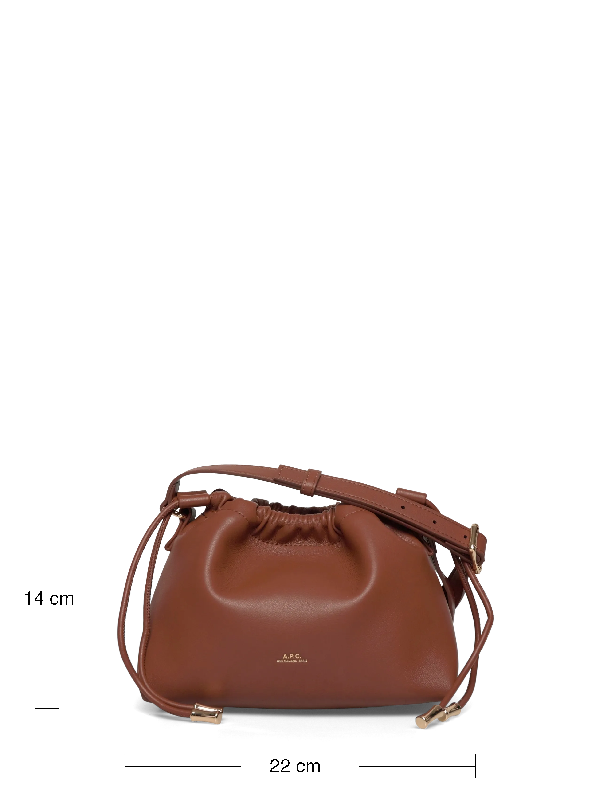 A.P.C. - SAC NINON MINI - crossbody bags - noisette - 3