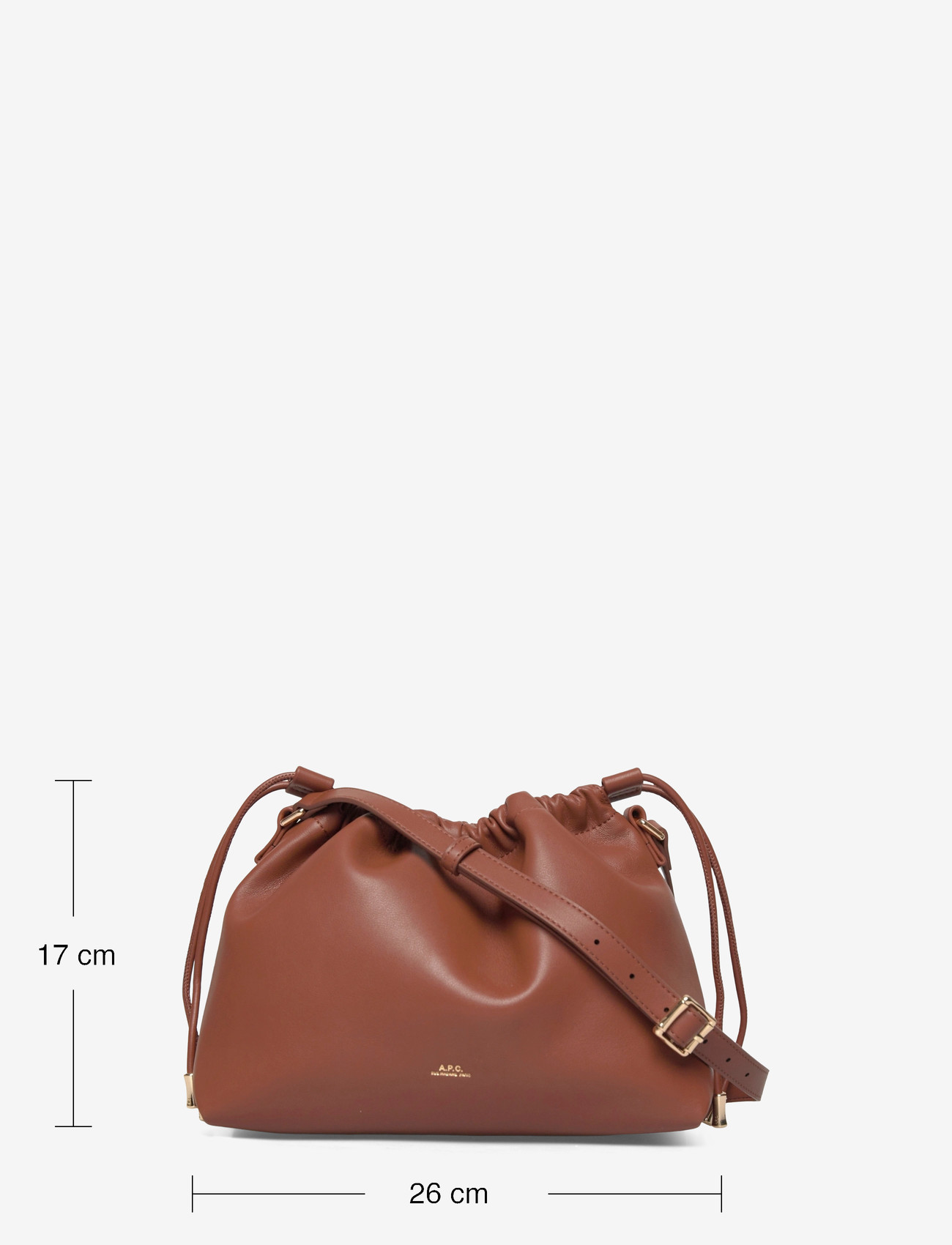 A.P.C. - SAC NINON - umhängetaschen - noisette - 3