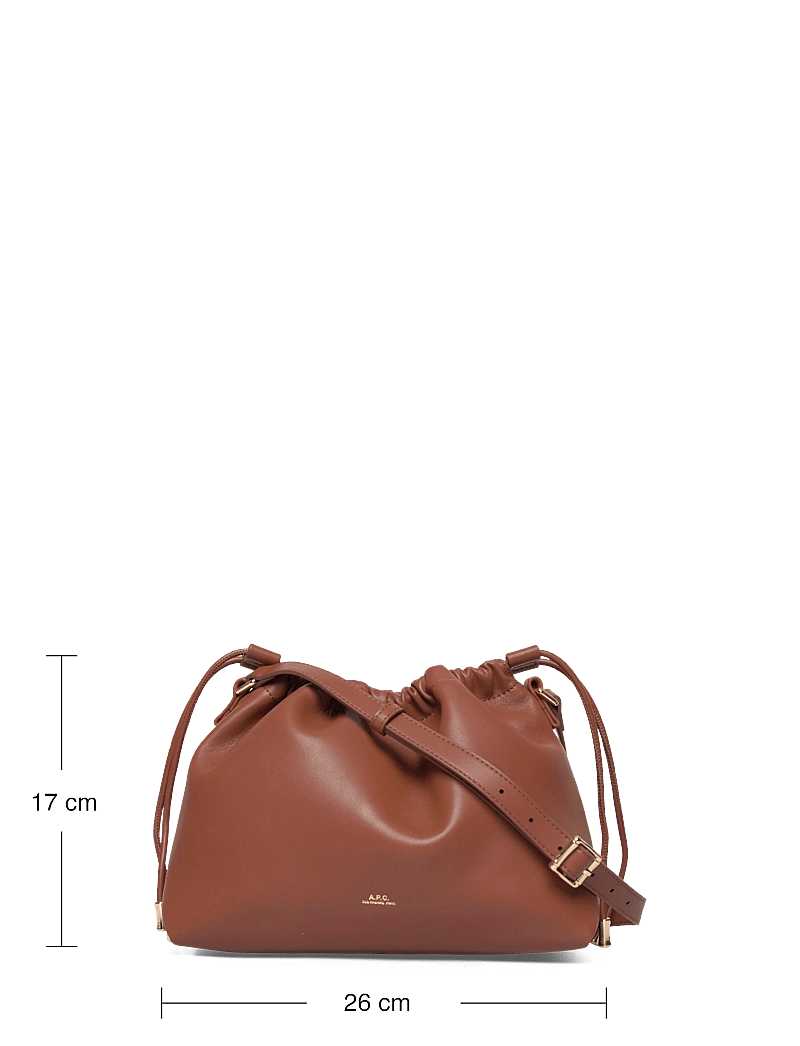 A.P.C. - SAC NINON - umhängetaschen - noisette - 3