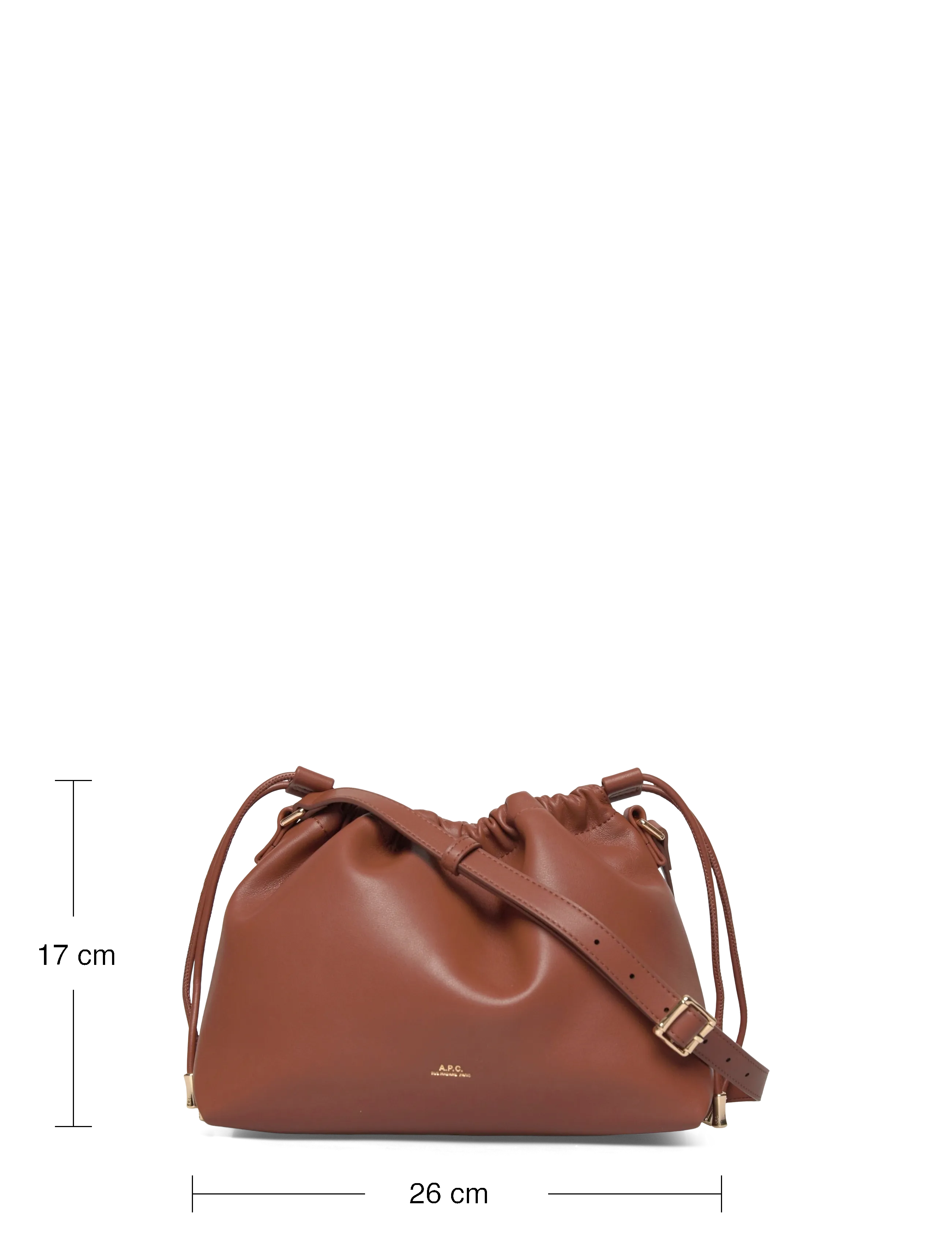 A.P.C. - SAC NINON - crossbody bags - noisette - 3