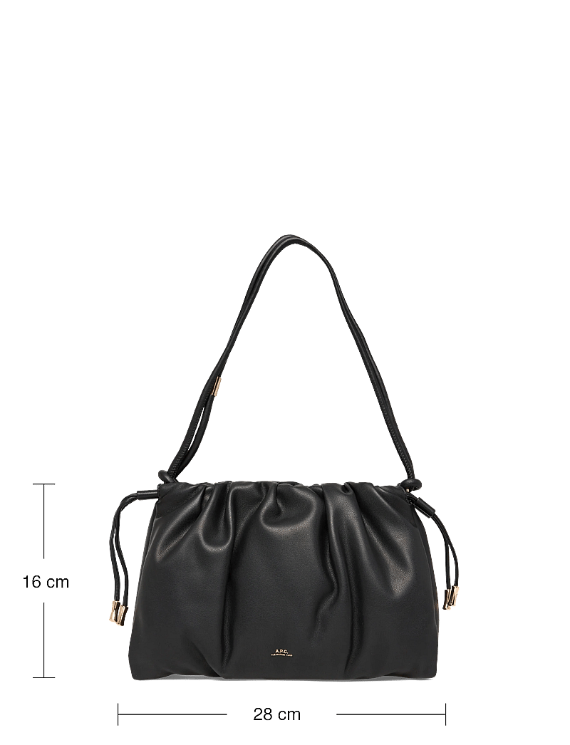 A.P.C. - SAC NINON SHOULDER - sacs a main - noir - 3