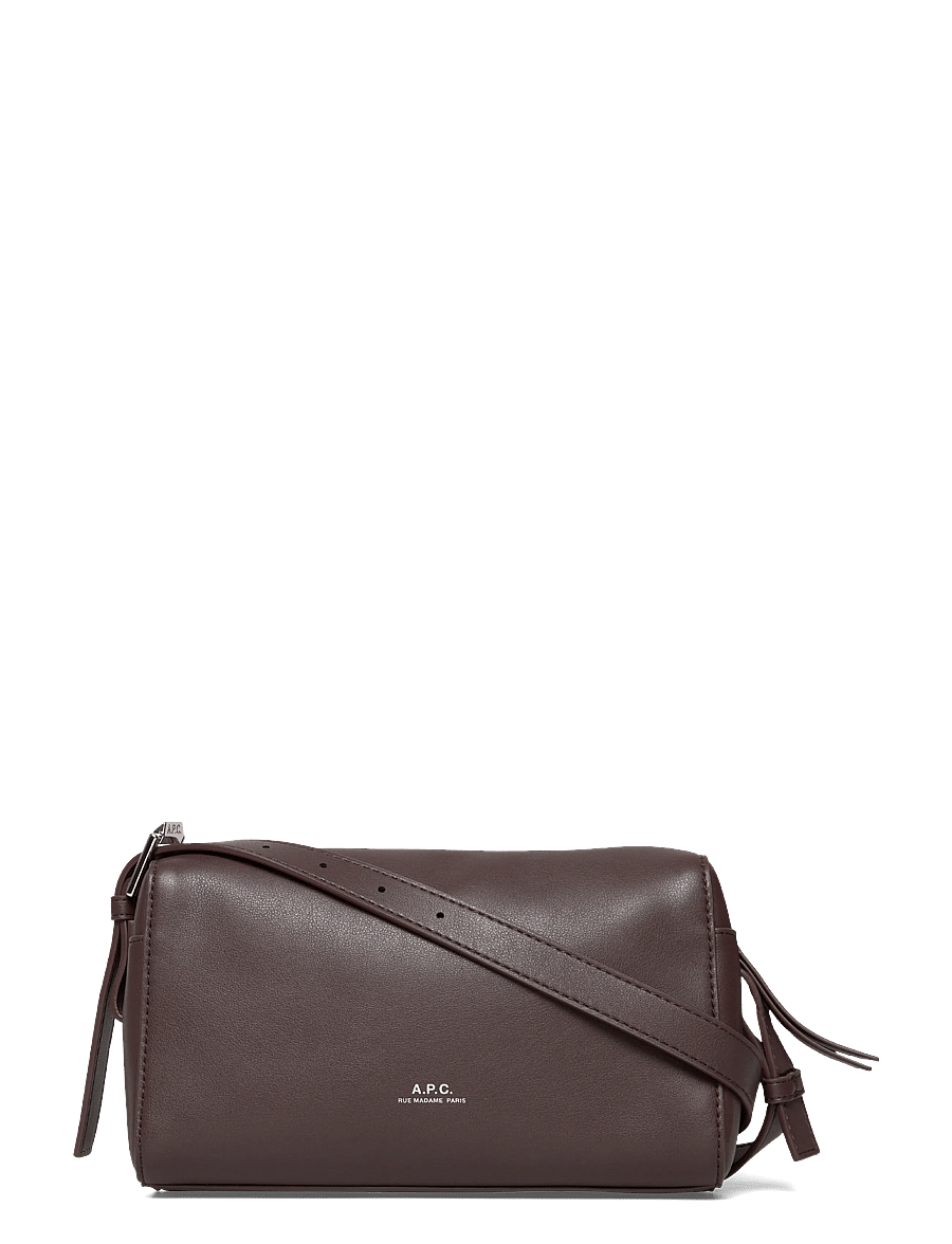 A.P.C. - camera bag nino - henkeltaschen - marron fonce - 0