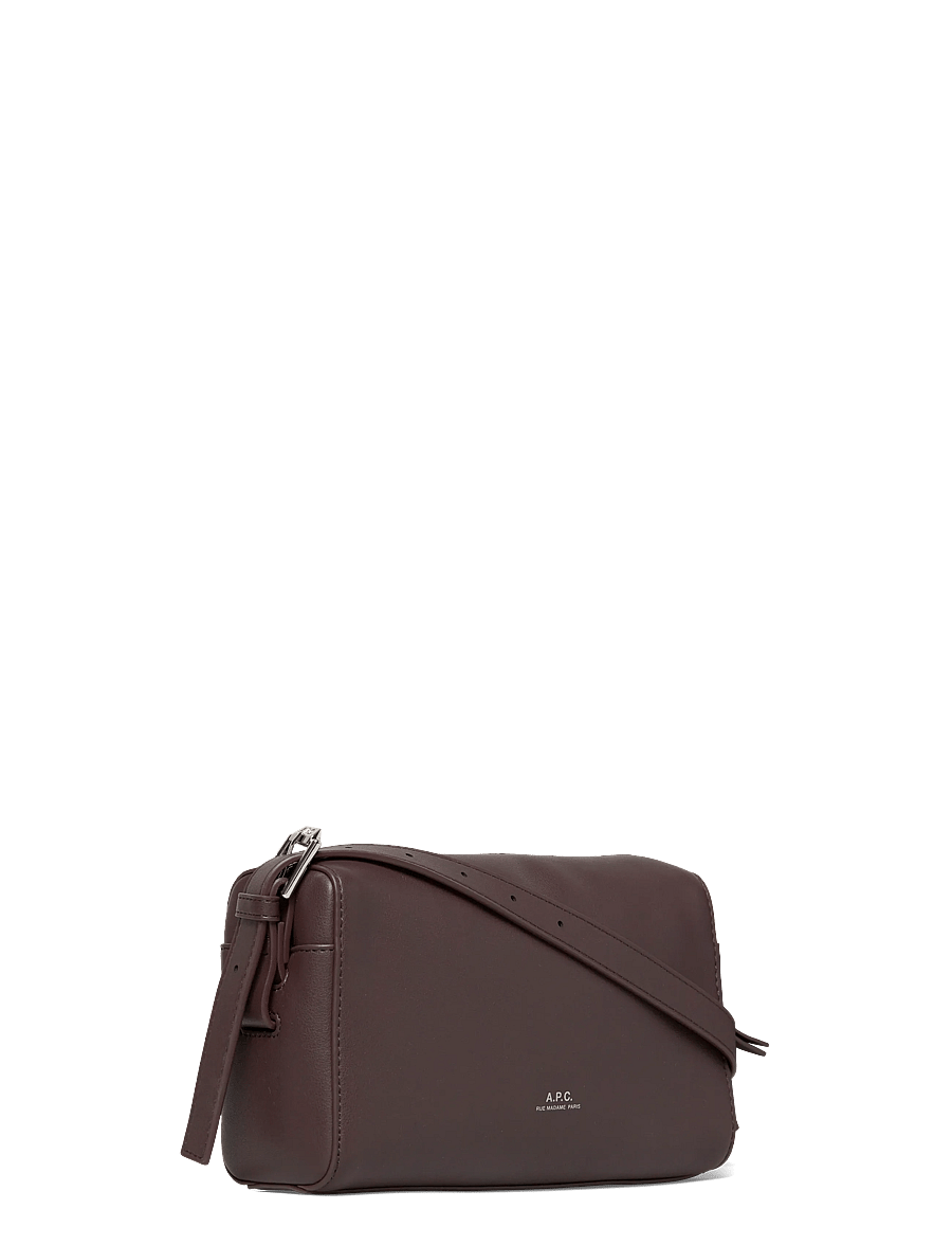 A.P.C. - camera bag nino - henkeltaschen - marron fonce - 2